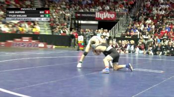 2A-144 lbs 1st Place Match - Jase Jaspers, Mount Vernon vs Tyler Wieland, Independence
