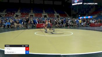 120 lbs Cons 64 #1 - Tevin King, Georgia vs Cooper Culverson, Arkansas