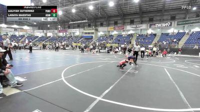 72 lbs Rr Rnd 2 - Aaliyah Gutierrez, Pomona Elite vs Laraya Maestas, Adams City WC