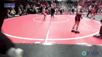 43 lbs Rr Rnd 2 - Jackson Tackett, Morris Wrestling Association vs Bradley Francis, Skiatook Youth Wrestling