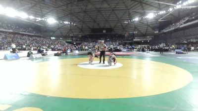 Girls 3A 120 lbs Champ. Round 2 - Cassidy Halgren, Mount Vernon (Girls) vs Camryn Daines, University (Girls)