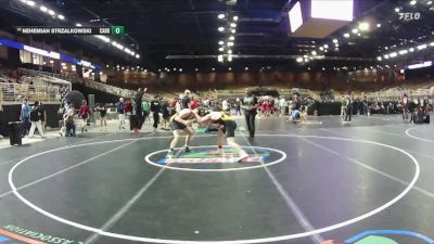 144 lbs Champ. Round 1 - Gabe Burns, Athens Christian vs Nehemiah Strzalkowski, Carrollton