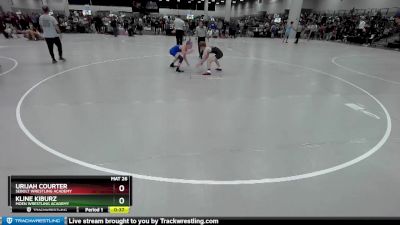 106 lbs Cons. Round 4 - Kline Kiburz, Moen Wrestling Academy vs Urijah Courter, Sebolt Wrestling Academy