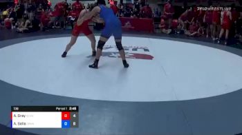 138 lbs Round 1 (10 Team) - Amy Gray, SCVWA vs Alina Solis, SDIKWA