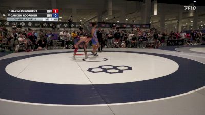 97 kg Champ. Rd Of 16 - Maximus Konopka, South Side Wrestling Club vs Camden Roofener, Oregon Boys Wrestling National Team