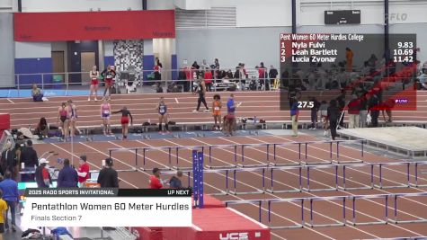 Women's 60m Hurdles Pentathlon, Finals 7