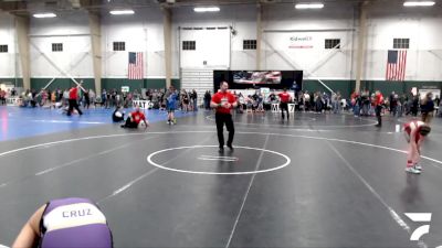 110 lbs Quarterfinal - Fernando Cruz, Unattached vs Korry Daugherty, Amherst Wrestling Club