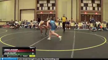 195 lbs Semis & 1st Wrestleback (8 Team) - Jacob Halsey, Olympia National Team vs Jeriko Jackson, Elite Athletic Club WE