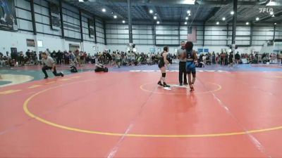 107-116 lbs Quarterfinal - Jazmyn Brown, Warmup Gang Wrestling Club vs Cora Flahive, Noke RTC