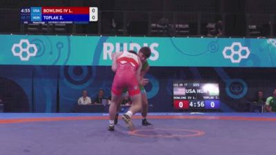77 kg Repechage - Leister Bowling IV, United States vs Zalan Toplak, Hungary