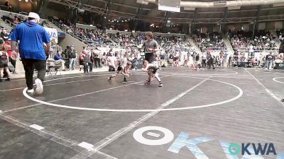 49 lbs Round Of 32 - Krew Hamilton, Broken Arrow Wrestling Club vs Ezra Killingsworth, Checotah Matcats