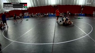 144 lbs Placement Matches (8 Team) - Tyler Becker, Oswego vs Trevor Hengl, Grayslake Central