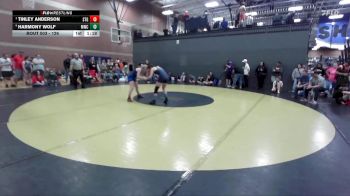 126 lbs Round 1 - Tinley Anderson, Small Town Grims vs Harmony Wolf, Middleton Wrestling Club