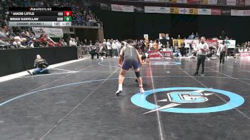 4A 215 lbs Champ. Round 1 - Jakob Little, Kirtland Central vs Brian Santillan, Goddard