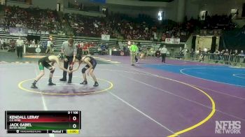 D 1 106 lbs Cons. Round 2 - Jack Gabel, Baton Rouge vs Kendall LeRay, C.E. Byrd