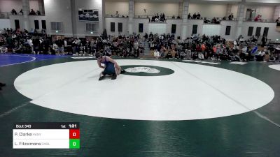 175 lbs Round Of 16 - Peter Clarke, Hanover vs Landon Fitzsimons, Cumberland