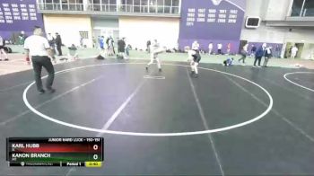 150-151 lbs Round 1 - Kanon Branch, MT vs Karl Hubb, IL