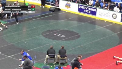 110 lbs Consi Of 32 #2 - Gavin Schomburg, North Allegheny vs Wesley Renninger, Berks Catholic