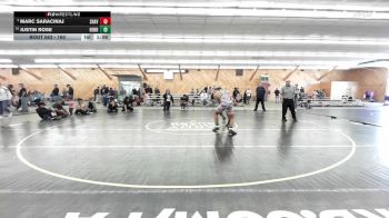 160 lbs 3rd Place - Marc Saracinaj, Shavertown vs Justin Rose, Henryville