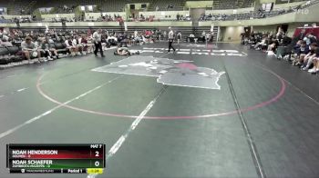 121 lbs Quarterfinals (8 Team) - Noah Henderson, Holmen vs Noah Schaefer, Zumbrota-Mazeppa