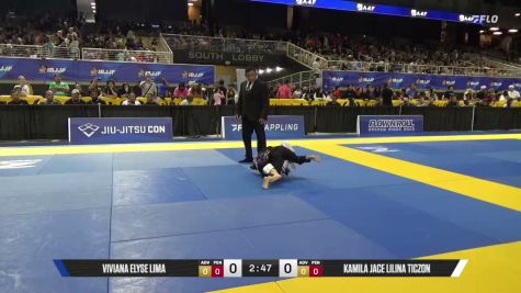 Kamila Jace Lilina Ticzon vs Viviana Elyse Lima 2026 Pan Kids Jiu-Jitsu IBJJF Championship