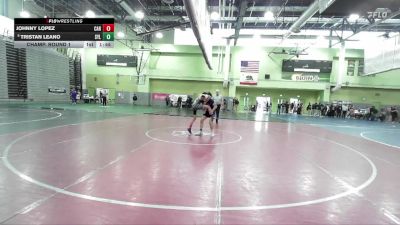 106 lbs Champ. Round 1 - Johnny Lopez, CARSON vs Tristan Leano, SYLMAR