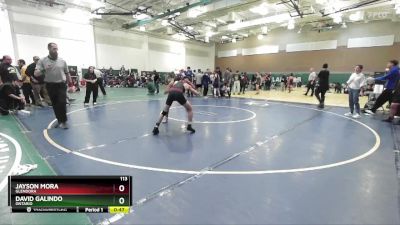 113 lbs Cons. Round 1 - David Galindo, Ontario vs Jayson Mora, Glendora