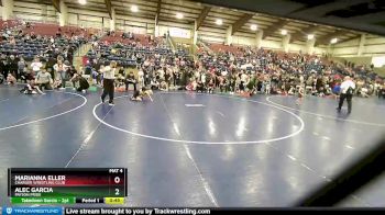 48 lbs Quarterfinal - Marianna Eller, Charger Wrestling Club vs Alec Garcia, Payson Pride