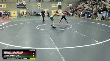 160 lbs Champ. Round 1 - Tyler Remaklus, Service High School Cougars vs Michael McLaughlin, South Anchorage High School