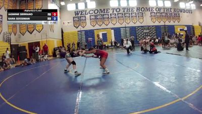 130 lbs Round 4 (6 Team) - Jasmine Serrano, Florida Phoenix Wrestling Club vs Sara Goodman, Black Hive