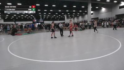 110 lbs Cons. Sub-quarters - Tyton Ray, Prodigy Wrestling vs Gage Heying, Ironhawk Wrestling Academy