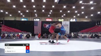 85 kg Final - Dreshaun Ross, Sebolt Wrestling Academy vs Adonis Bonar II, MWC Wrestling Academy