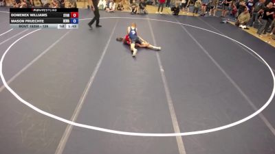 126 lbs Cons. Round 4 - Domenek Williams, Storm vs Mason Fruechte, Berge Elite Wrestling Academy