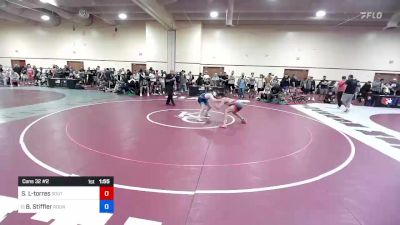 65 kg Cons 32 #2 - Sonny Lora-torres, South High School Wrestling vs Blue Stiffler, Roundtree Wrestling Academy