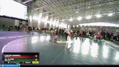 106 lbs Cons. Round 2 - Carter Wardell, Morgan vs Eli Olson, Park City