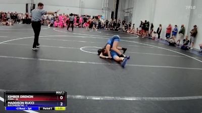 100 lbs Round 1 (8 Team) - Kimber Drenon, POWA vs Maddison Rucci, Buccaneers WC