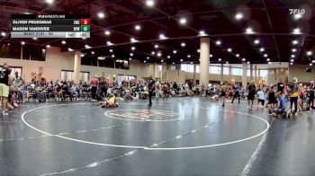 90 lbs 1st Place Match - Mason Vandiver, Buckhorn Youth Wrestling vs Oliver Prussman, Longwood Wrestling Club