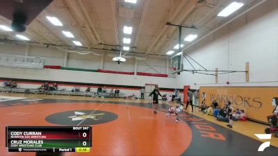 56 lbs Semifinal - Cruz Morales, Cody Wrestling Club vs Cody Curran, Riverton USA Wrestling