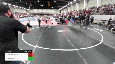 100 lbs Final - Luka Momcilov, Grindhouse WC vs Jayden Marsing, Blanco