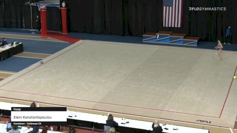 Eleni Konstantopoulou - Hoop - 2021 Rhythmic Elite Qualifier