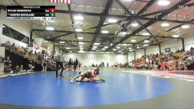 165 lbs Cons. Round 3 - Hunter Buckland, Ohio Northern vs Rylan Hendricks, Wabash