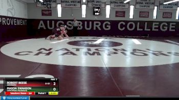 285 lbs Semifinal - Robert Beese, Augsburg vs Mason Swanson, Concordia Moorhead