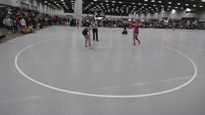 130 lbs Cons. Rd Of 16 - Dacy Cleveland, Nebraska vs Destany Oster, Waynesville Tigers Wrestling Club