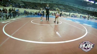 75 lbs Rr Rnd 2 - Berklyn Fields, Cowboy Wrestling Club vs Blakely Harak, Hennessey Takedown Club