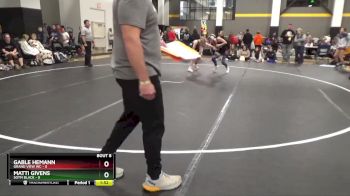 100 lbs Round 3 (6 Team) - Gable Hemann, Grand View WC vs Matti Givens, SOTM Black