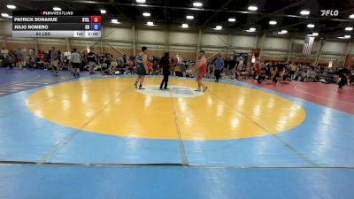 129 lbs Rr Rnd 1 - Patrick Donahue, Steller Trained Fett - HSE vs Julio Romero, Kraken - HSE