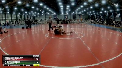 130 lbs Rd# 10- 4:00pm Saturday Final Pool - Callahan Earnest, Oklahoma Elite vs Thomas Gorski, Westshore D.S.