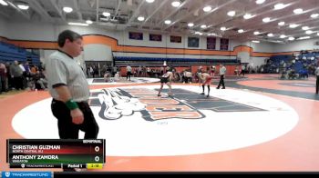 125 lbs Semifinal - Anthony Zamora, Wheaton vs Christian Guzman, North Central (IL)