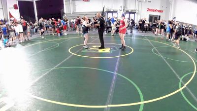 190 lbs Cons. Semis - Merin Yates, Merrill High School Wrestling vs Claira Gramlin, Wright Way Wrestling