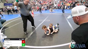 35 lbs 3rd Place - Karsyn Filby, Collinsville Cardinal Youth Wrestling vs Flint Fields, Tiger Trained Wrestling